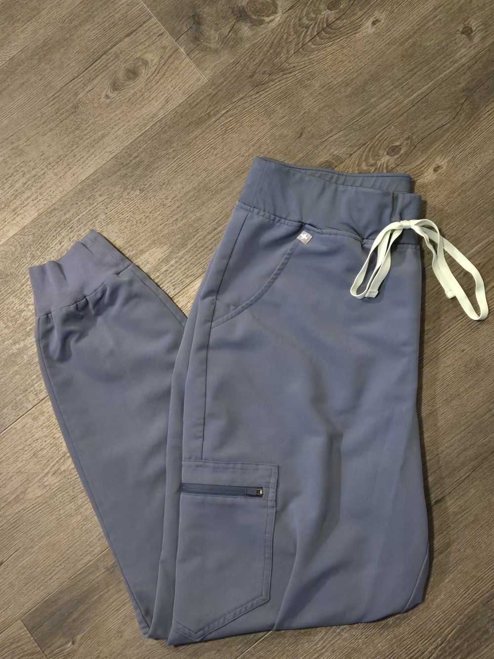 Figs Women's Limited Edition Space Navy Drawstring Cargo Jogger Scrub Pant